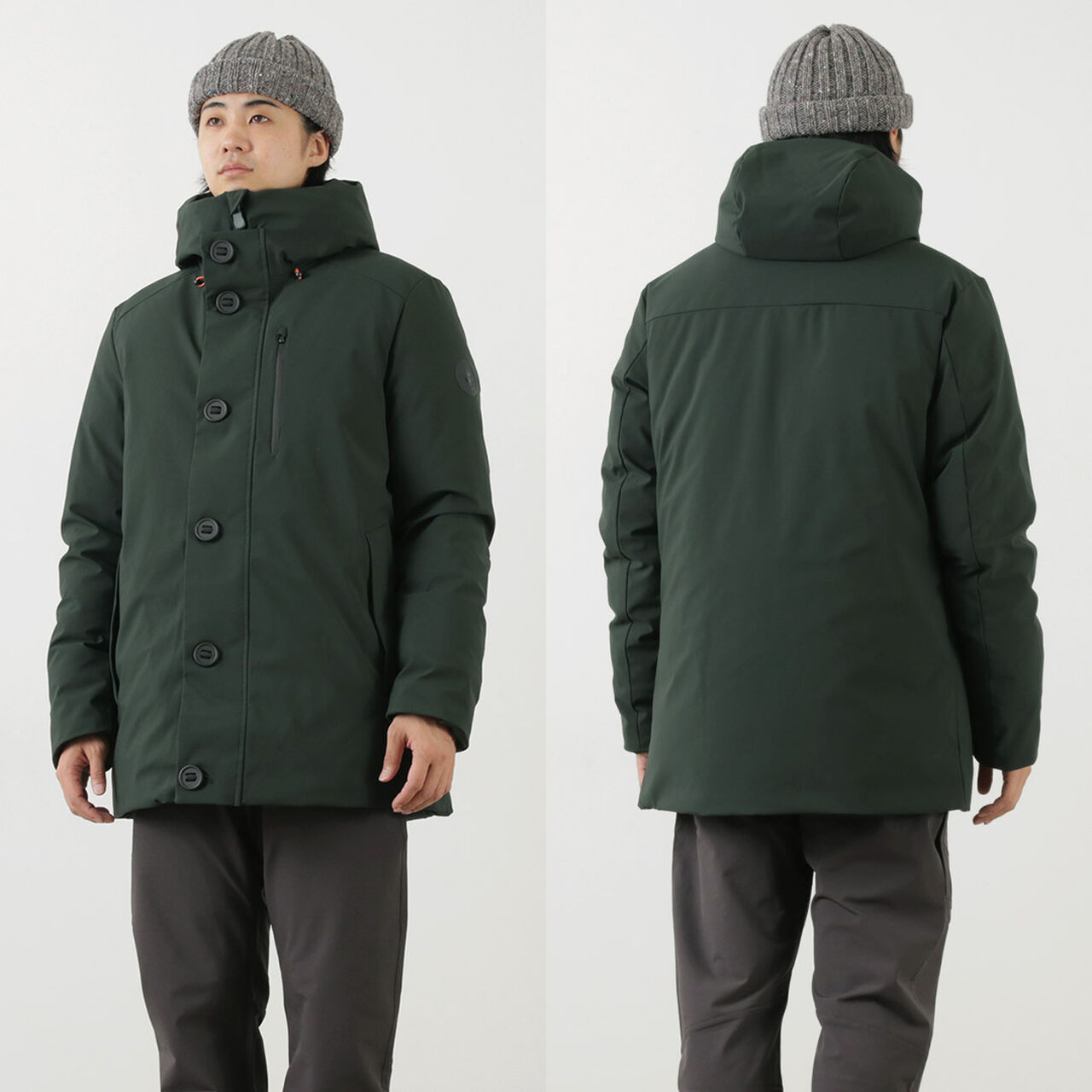 Ronan Synthetic Down Hooded Coat,, large image number 14