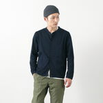Suvin Gold Knitted Cardigan,Navy, swatch