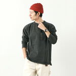 Colour-specific Heavy Raglan Pocket T-Shirt Long Sleeve,Black, swatch
