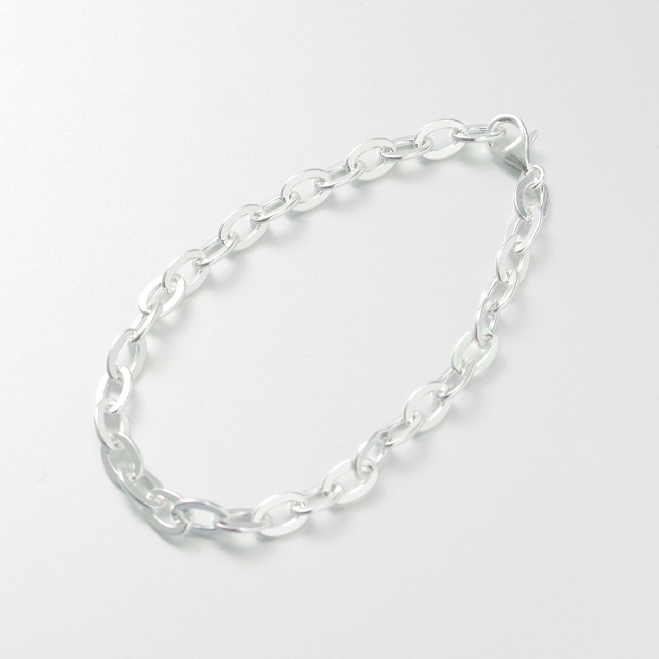 Flat cable chain bracelet silver 925,, large image number 2