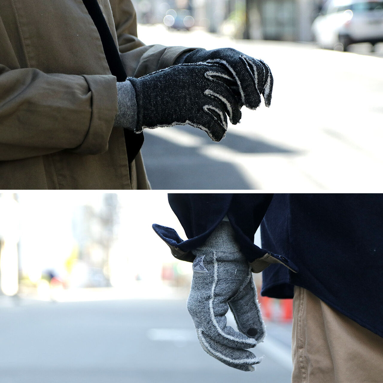 Raffy brushed-lining Sweat Gloves,, large image number 8