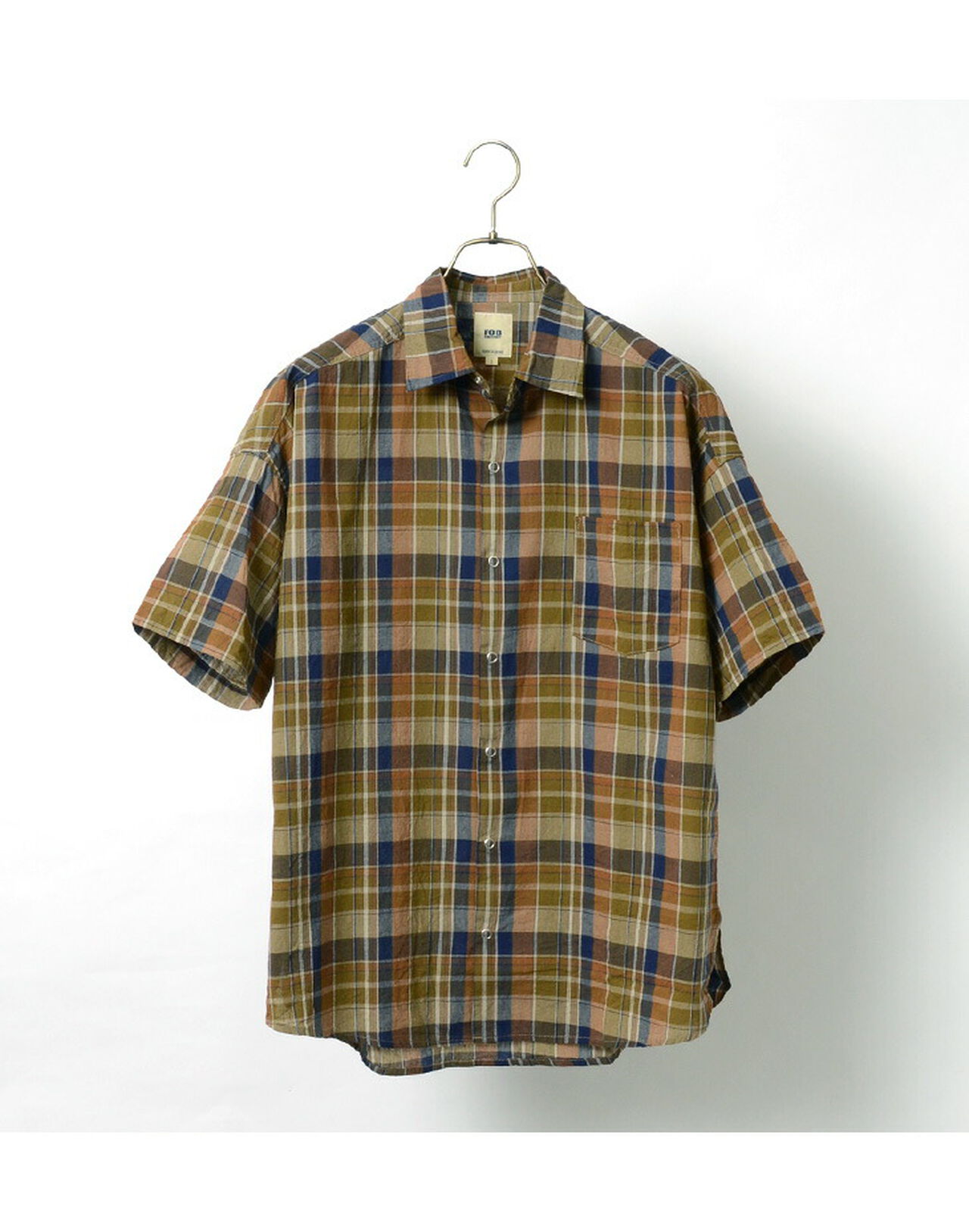 F3449 Half Sleeve Check Ball Shirt,, large image number 2