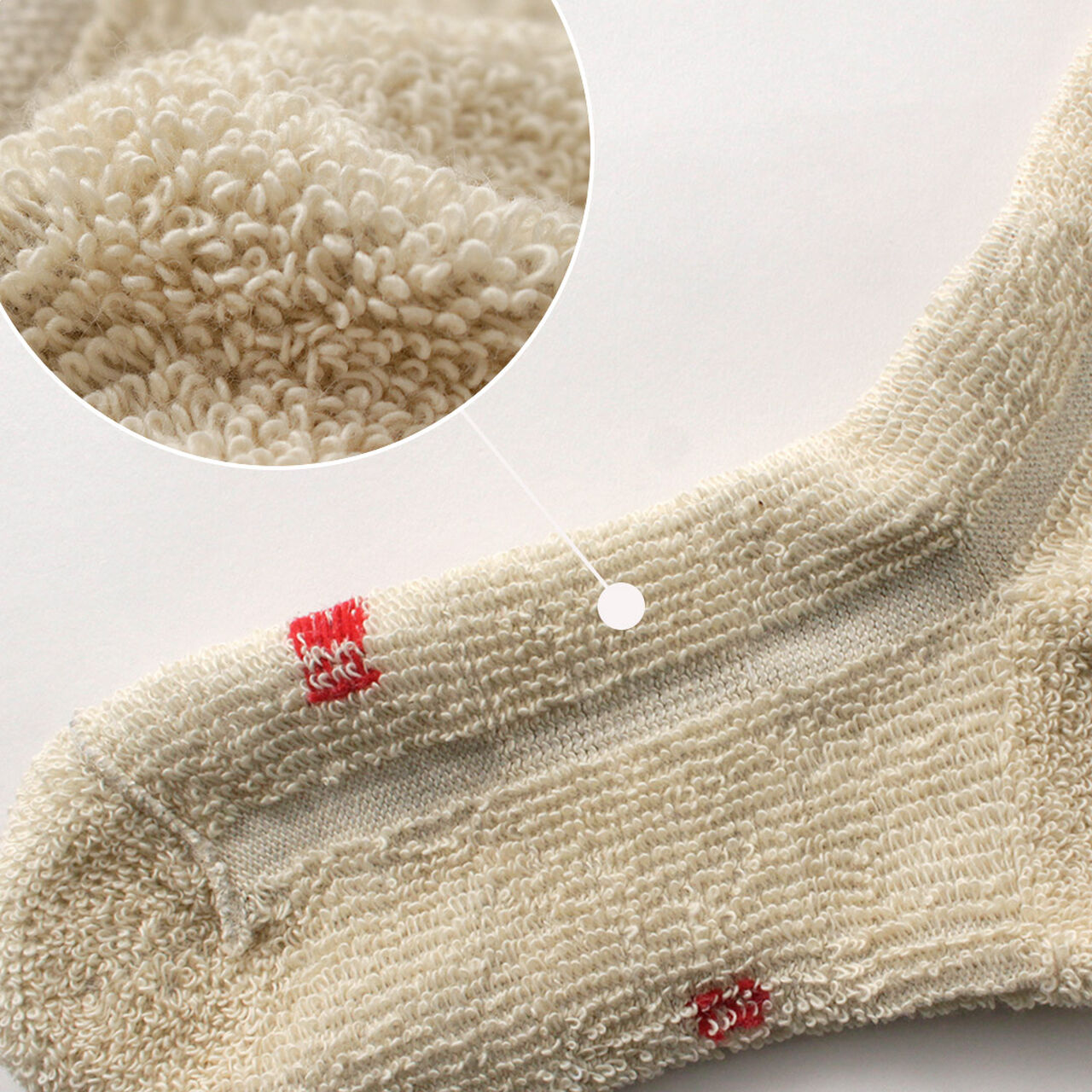 Double Face Mini Crew Socks Organic Cotton,, large image number 6