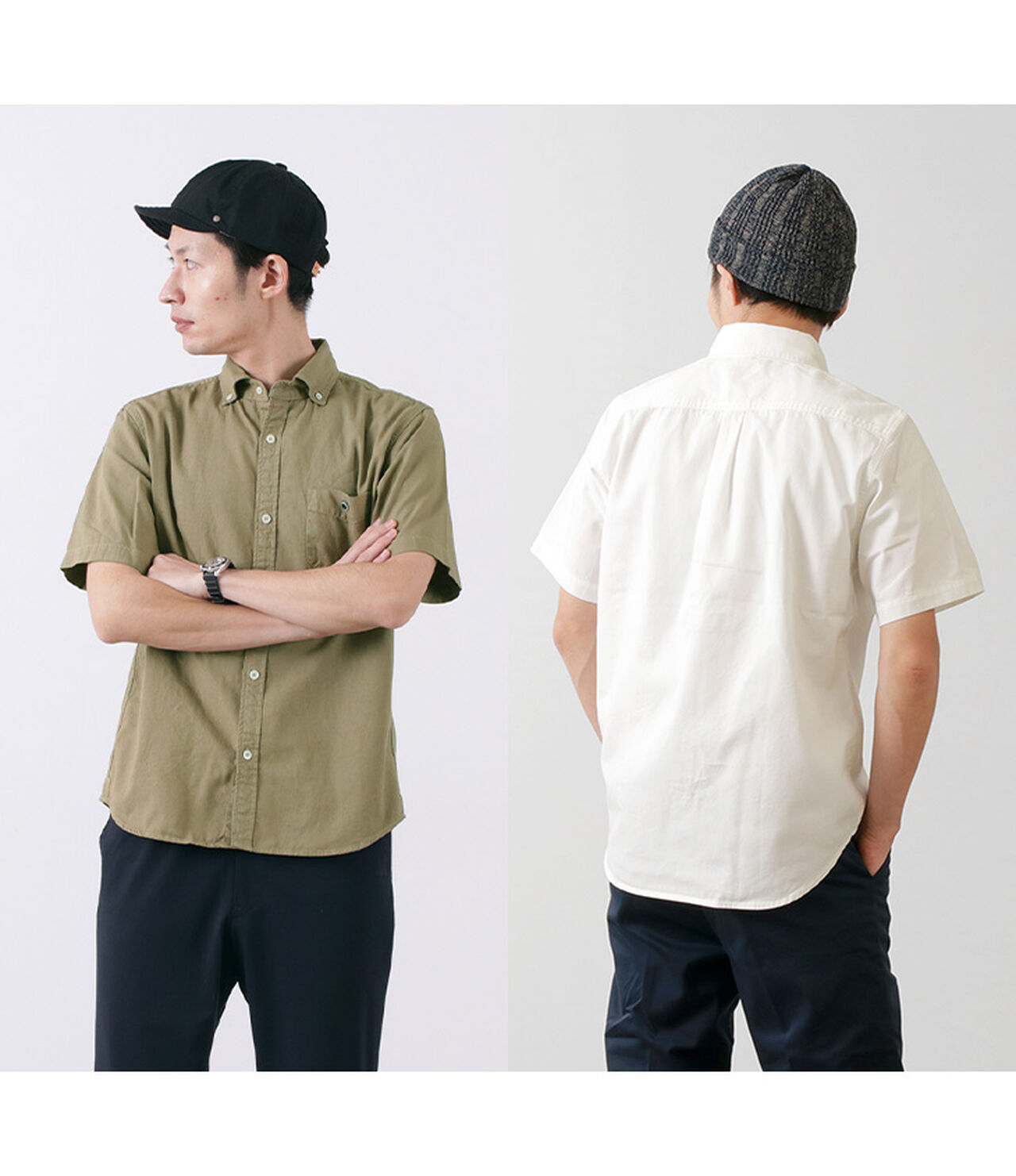 BR-5266 Ox S/S button-down shirt,, large image number 8