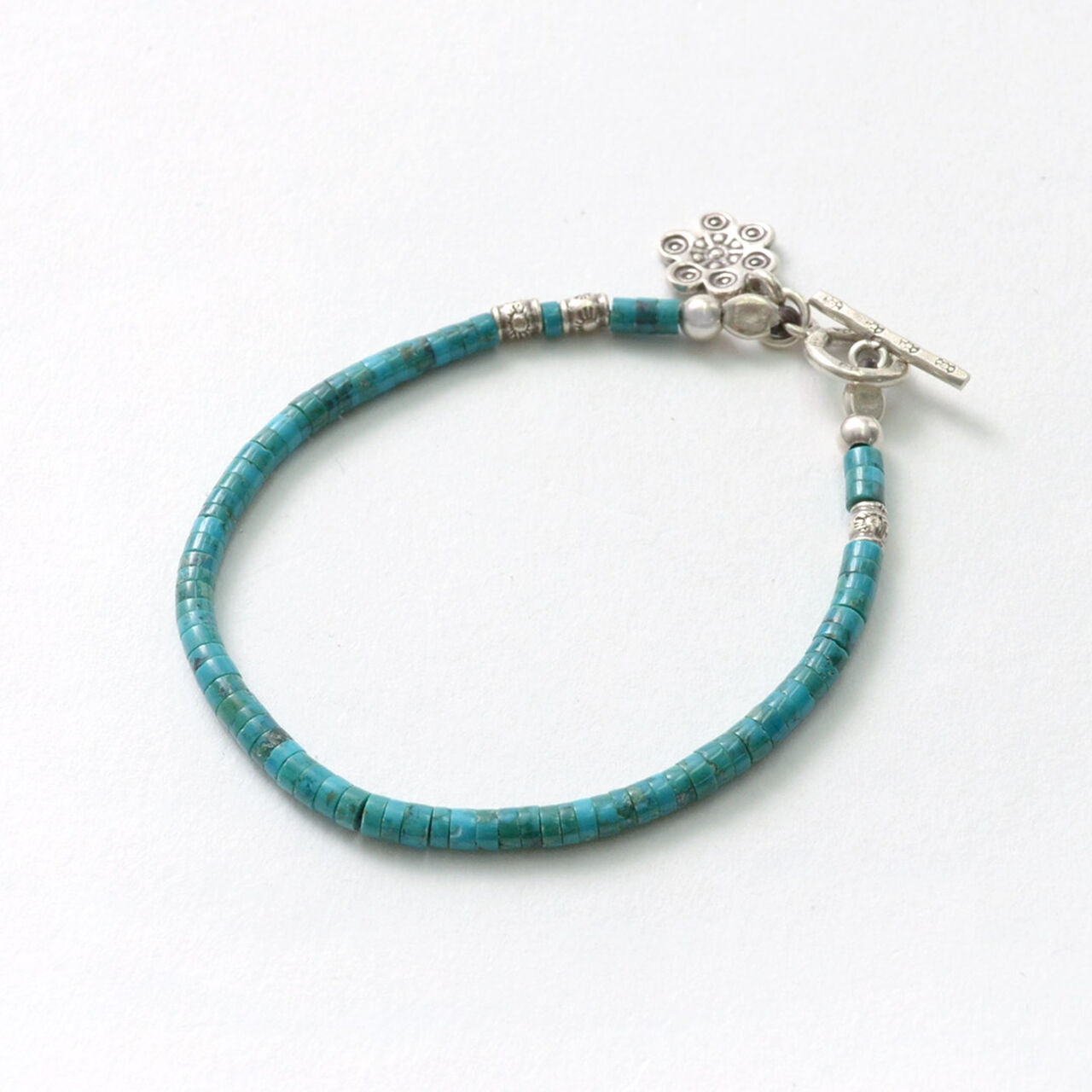 Turquoise Bead Bracelet,Turquoise, large image number 0