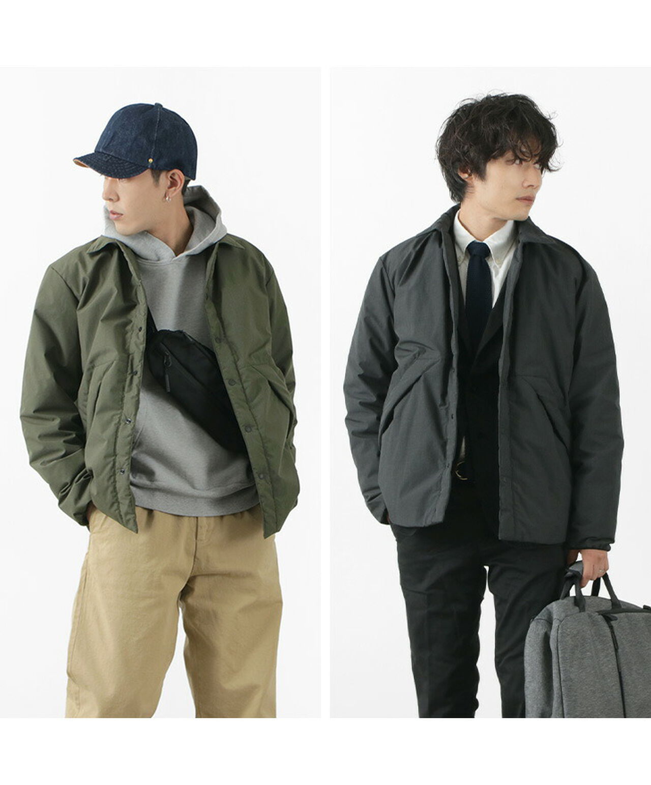 [Exclusive]Down Shirt Jacket Fire-resistant,, large image number 3