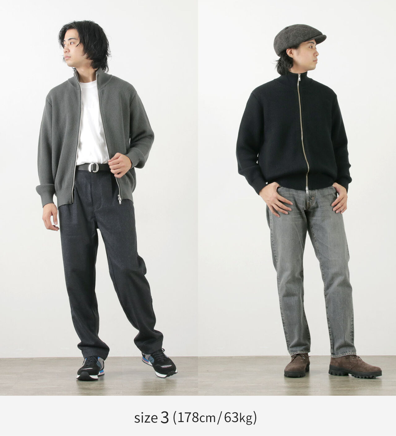 Extra Fine Wool Ribbed Knit Blouson,, large image number 4