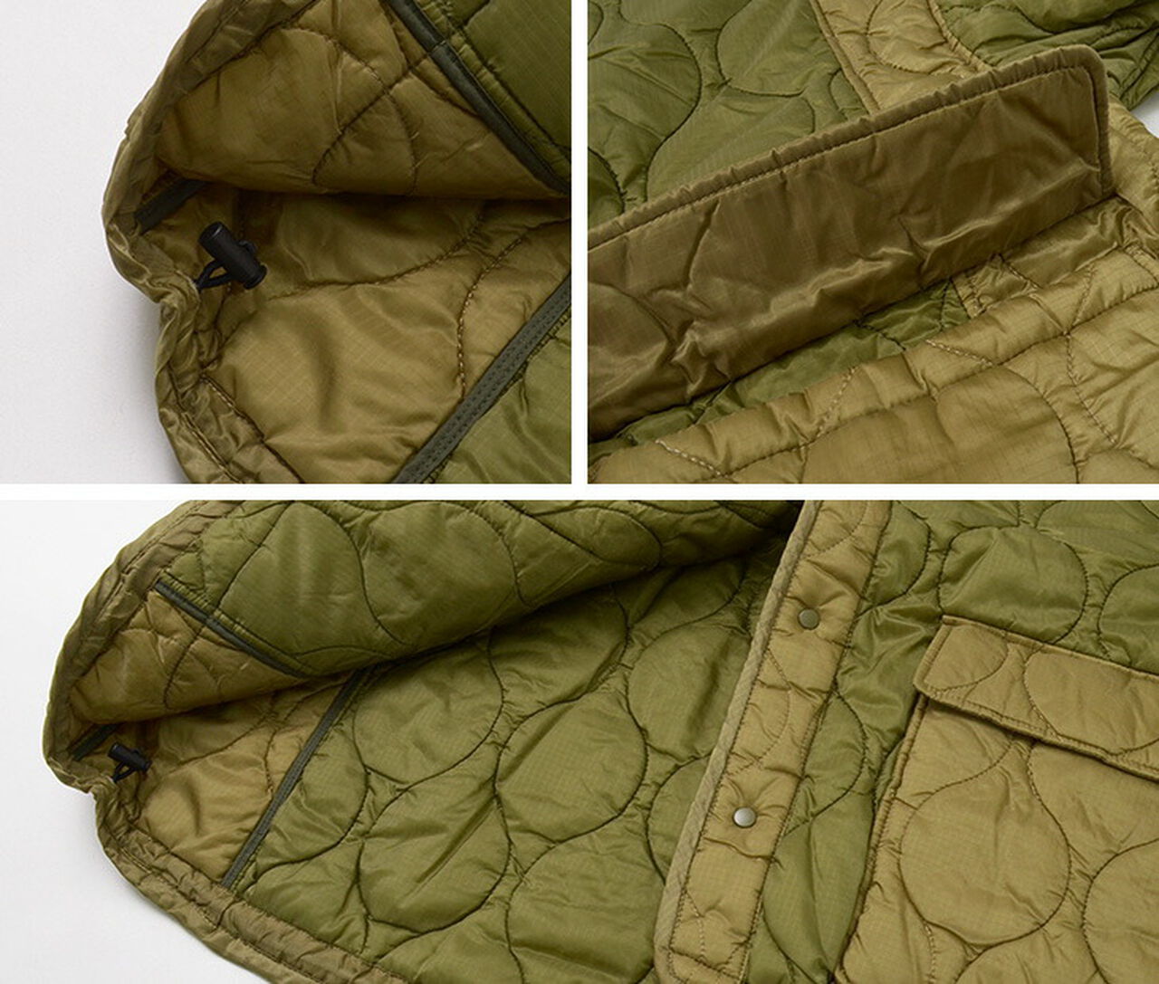 Military Ripstop Short Sleeve Quilted Shirt Jacket,, large image number 13