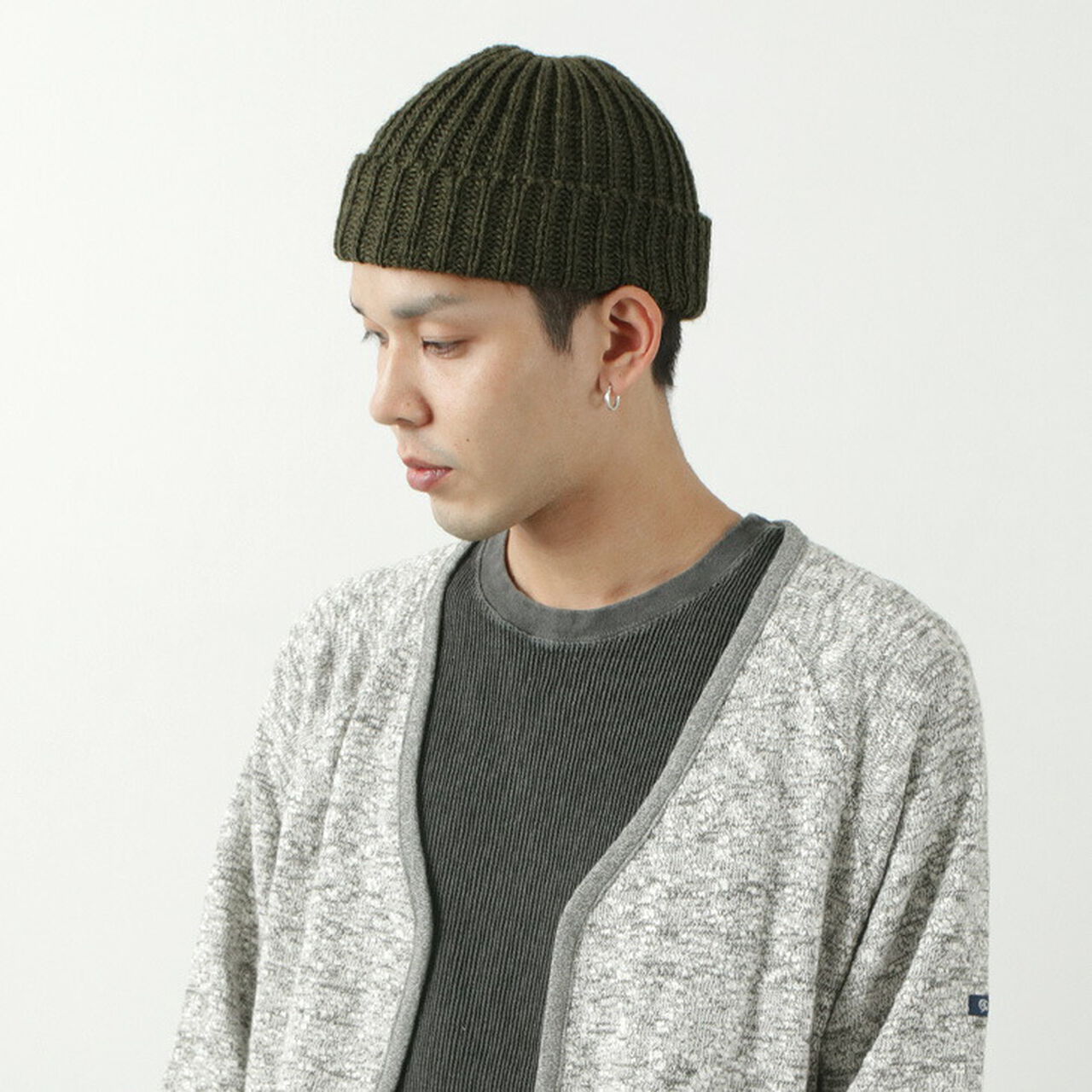 Very Short Merino Wool Knit Cap,, large image number 12