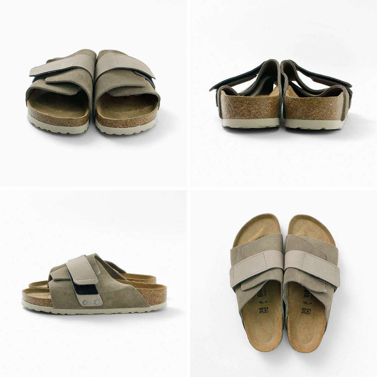 Kyoto Sandals Nubuck Leather Suede,, large image number 14