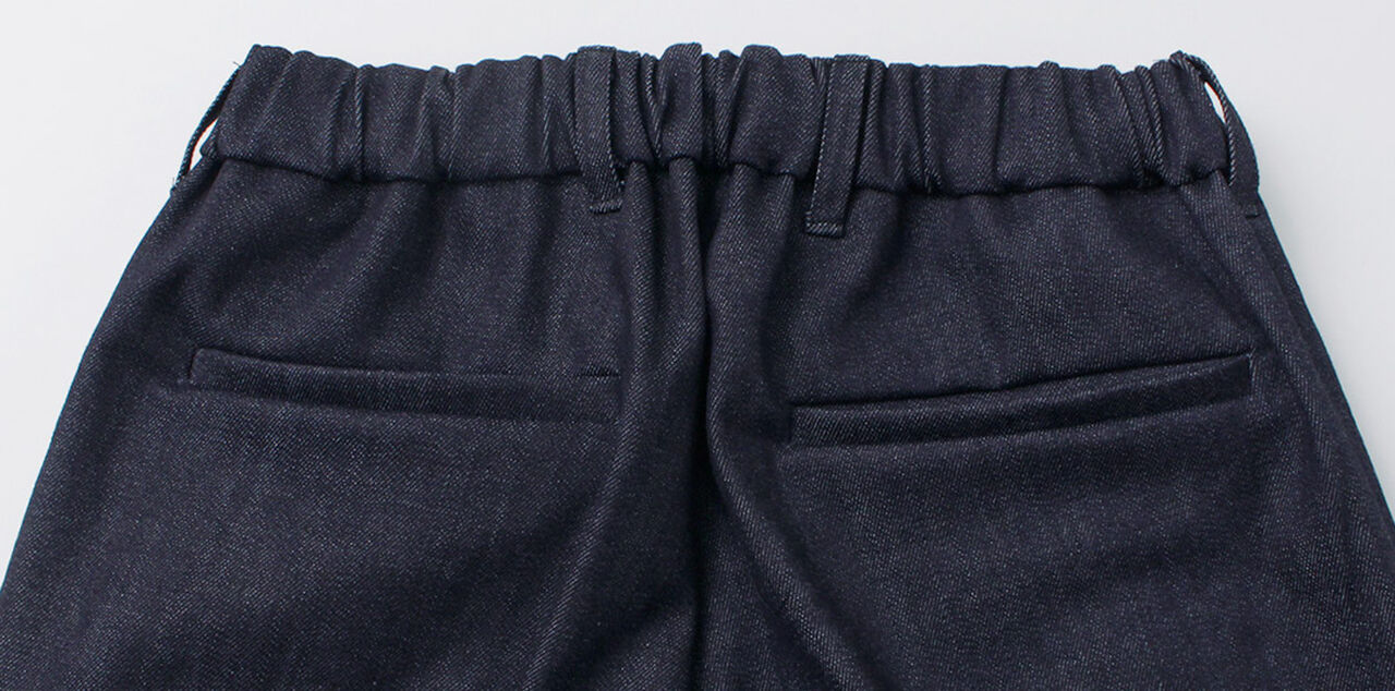 Denim Wide Tuck Trousers,, large image number 13
