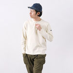 Special order HDCS Henry neck long sleeve T-shirt,Natural, swatch