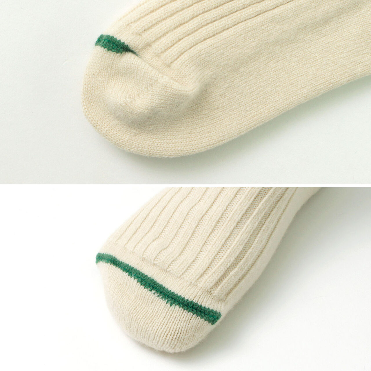 Merino Lambs Wool Striped Socks,, large image number 8