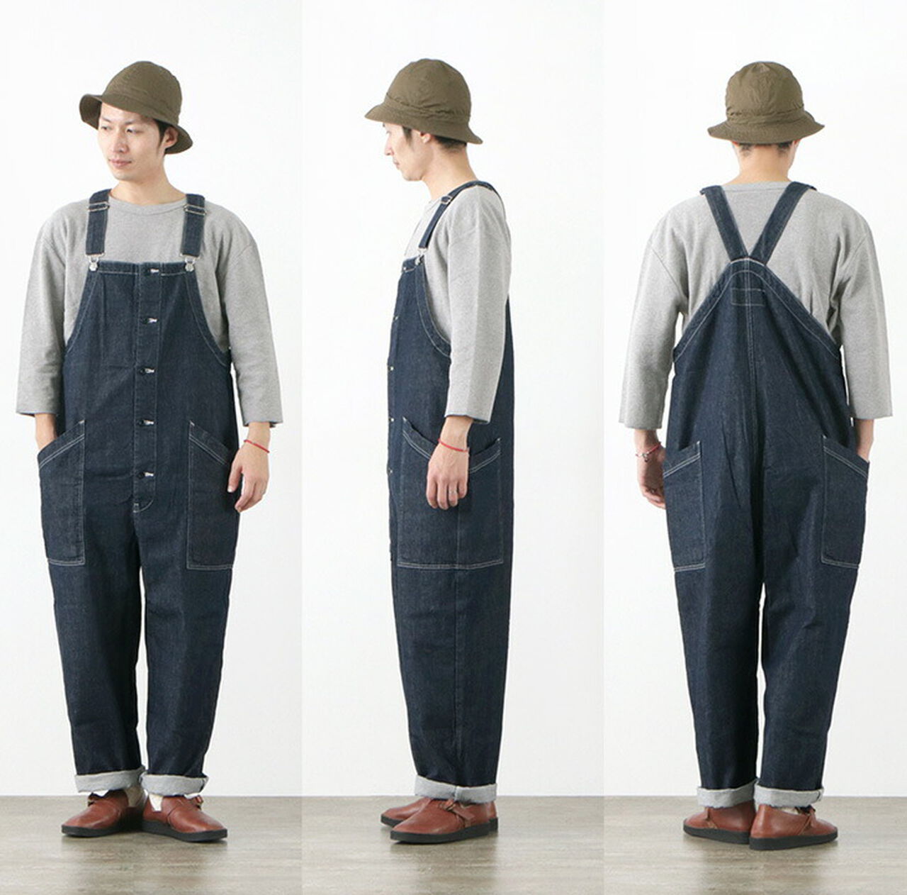 Overalls / 10oz Non-Faded Denim,, large image number 10