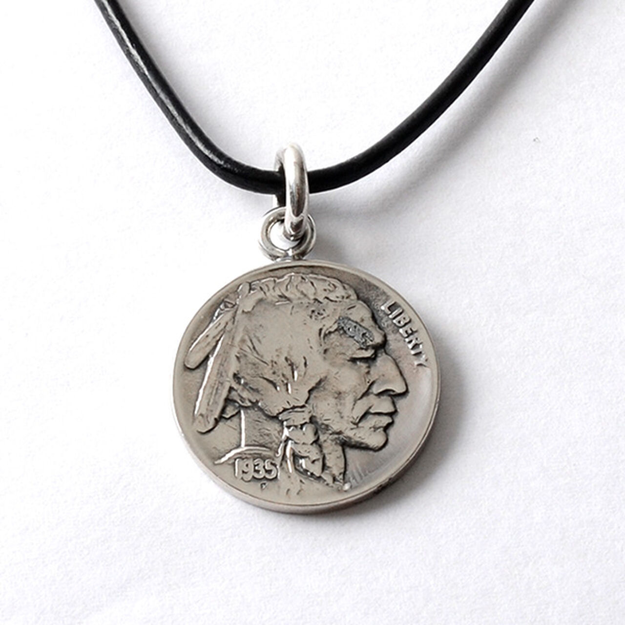 Old Coin Pendant Top,Silver, large image number 0