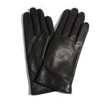 78-SM Lamb leather gloves,Black, swatch
