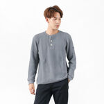 Special Order Super Thermal Henry Neck T-Shirt,DeanGrey, swatch