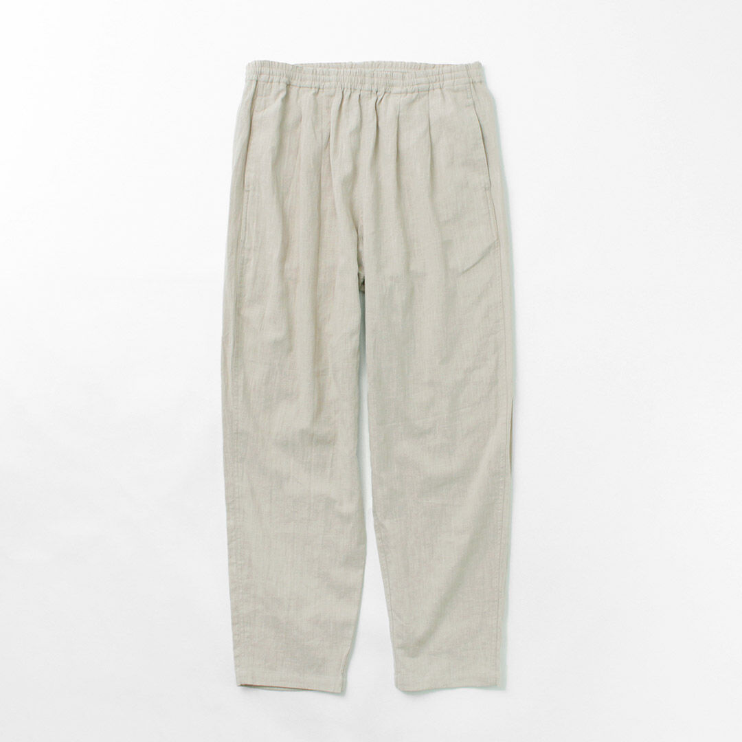 CRINKLE LINEN TRACK PANTS | Laura Siegel Collection