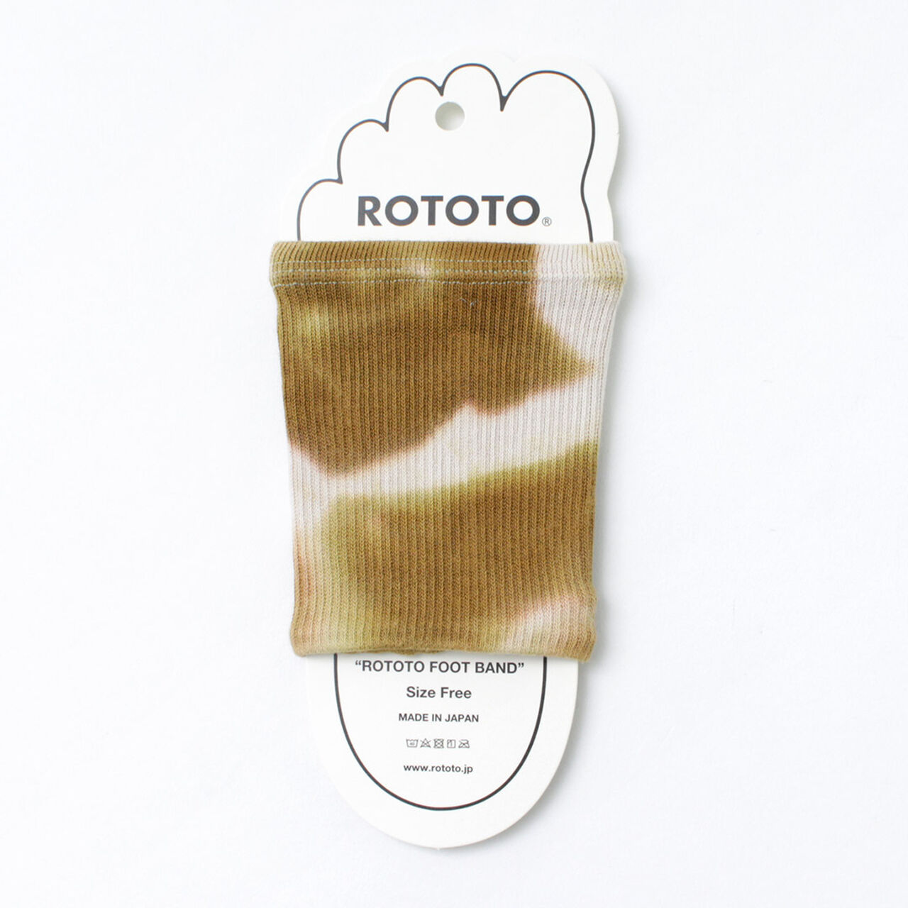R1314 Foot Band Tie Dye Sandal Socks Socks,LightBrown_Beige, large image number 0