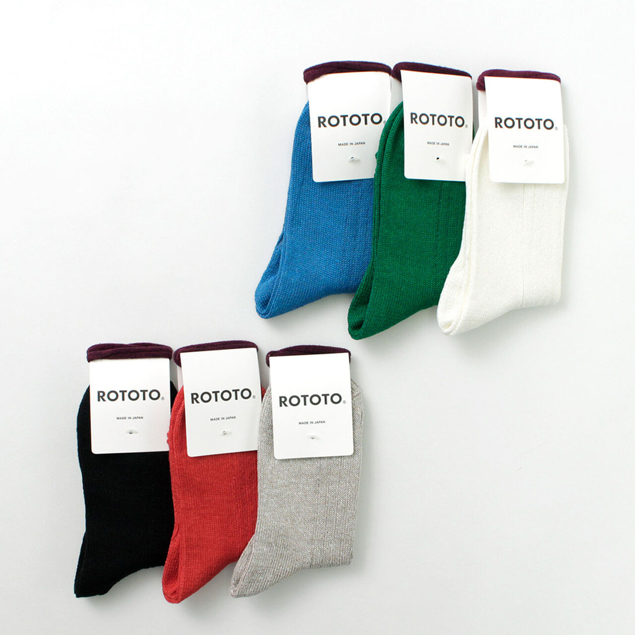 R1462 Short linen cotton ribbed socks,, large image number 8