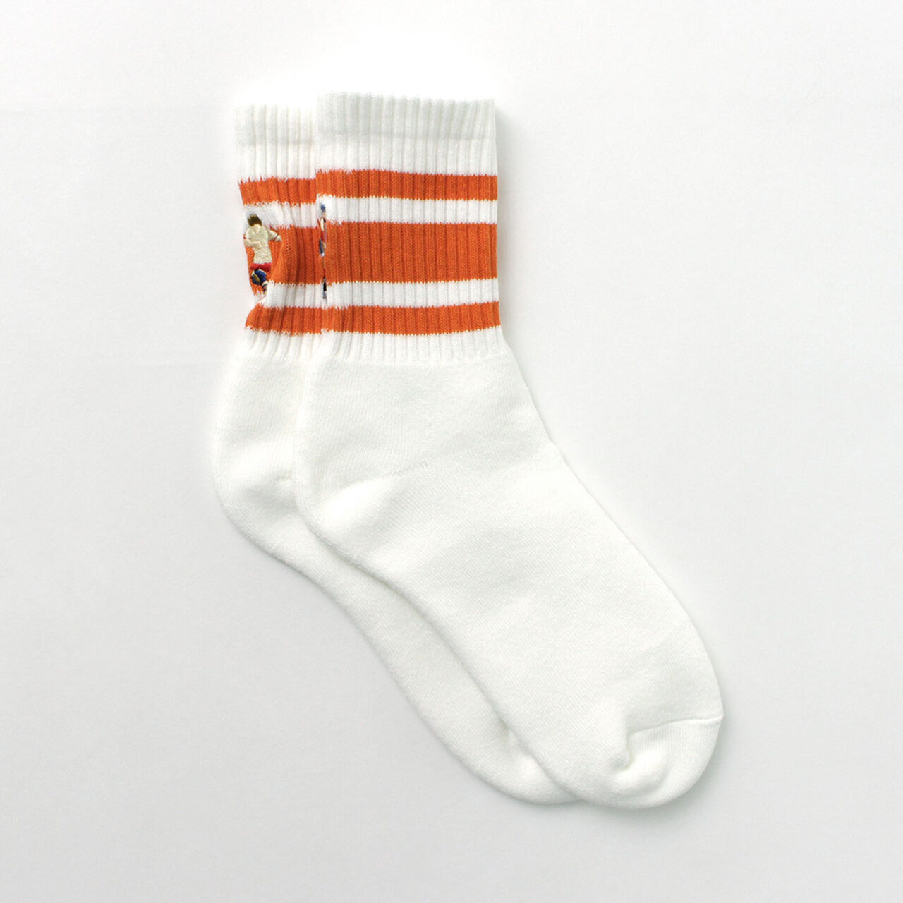Embroidered Skater Socks,, large image number 0