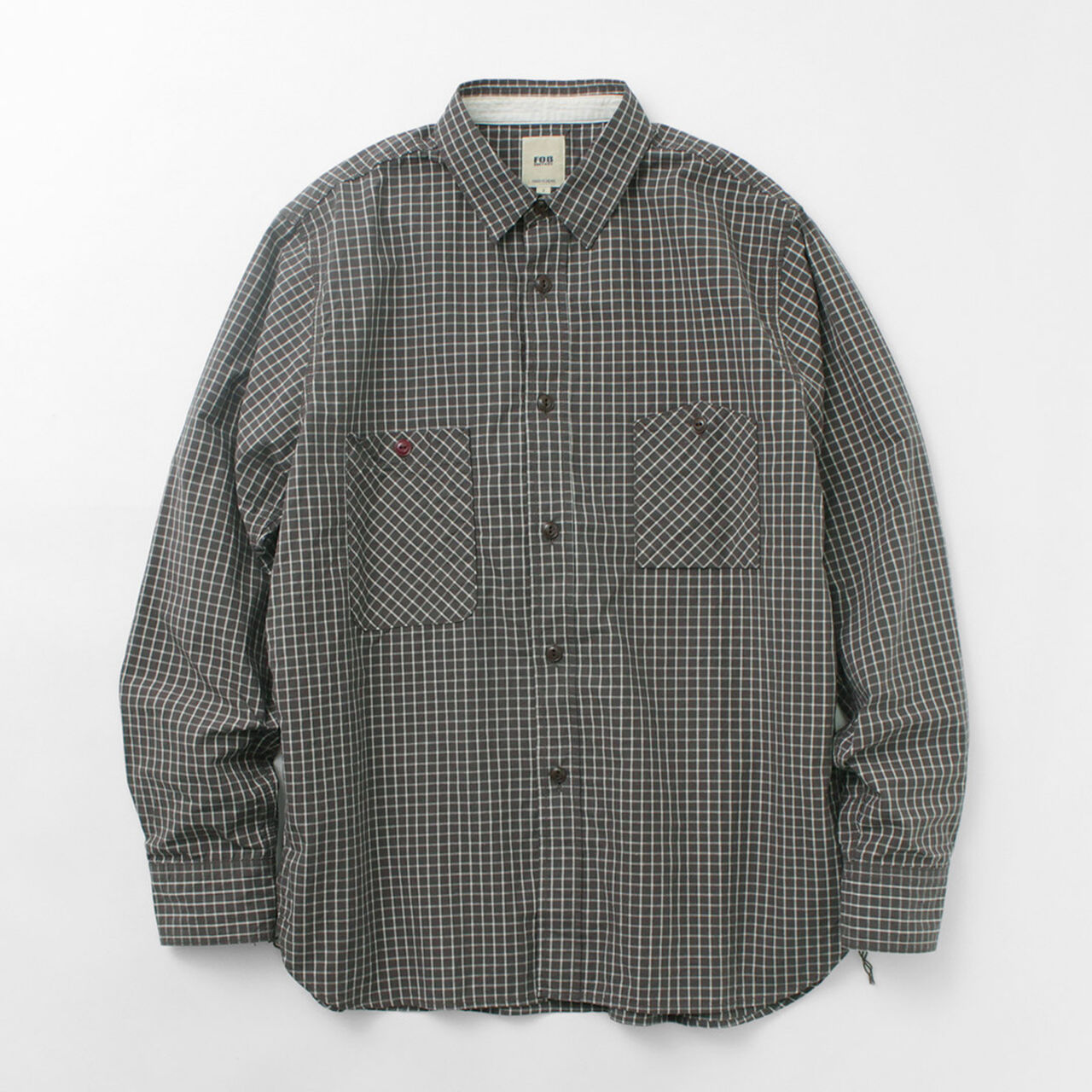 F3489 GRAPH CHECK WORK SHIRT,, large image number 3