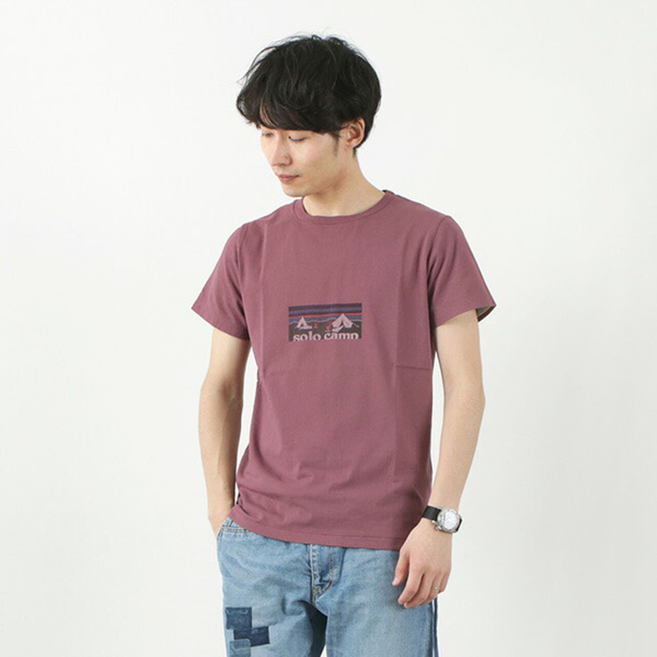 Custom LW T-Shirt (SOLO CAMP),Purple, large image number 0