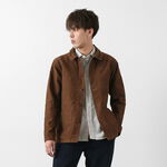 F2373 French moleskin jacket,Brown, swatch