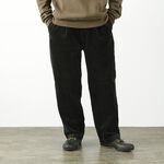 F0507 Wide well corduroy trousers,Charcoal, swatch