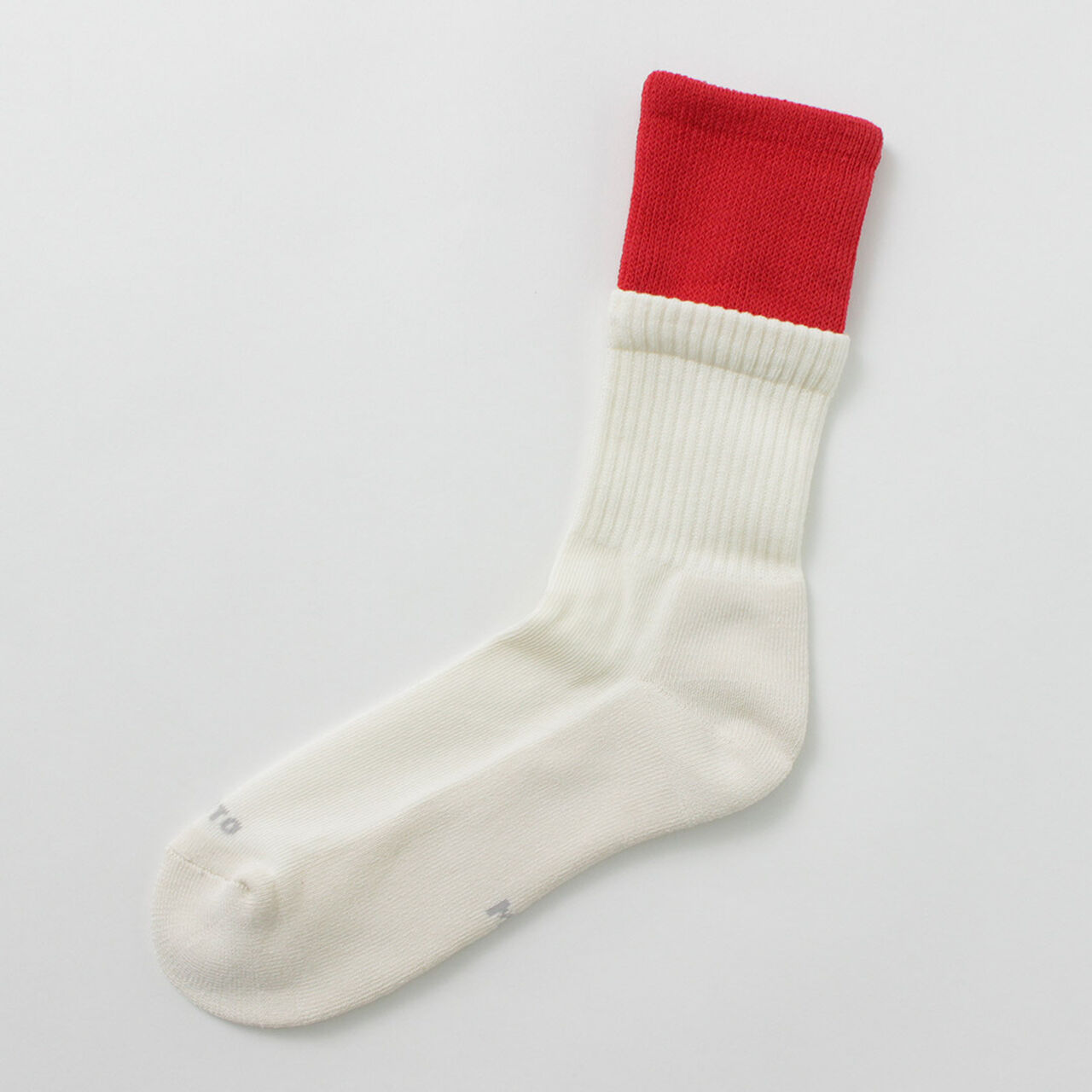 R1421 Organic cotton double layer crew socks,, large image number 7