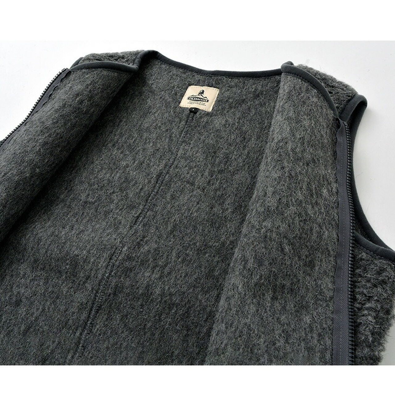 Wool boa Vest 6A,, large image number 5
