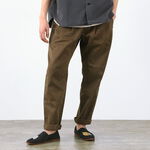 Chino 2-tuck pants,Brown, swatch