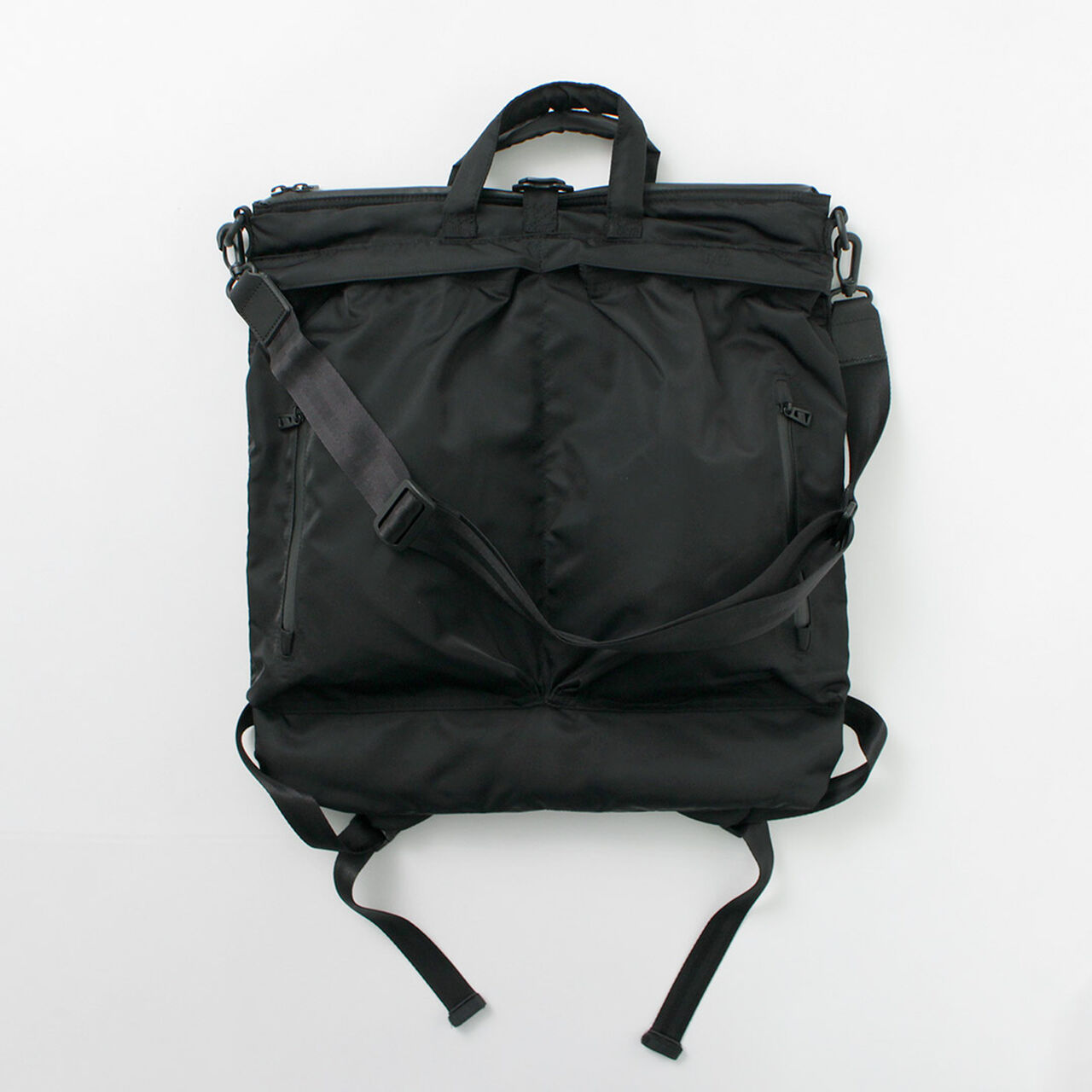Recycle twill 3-way helmet bag,Black, large image number 0