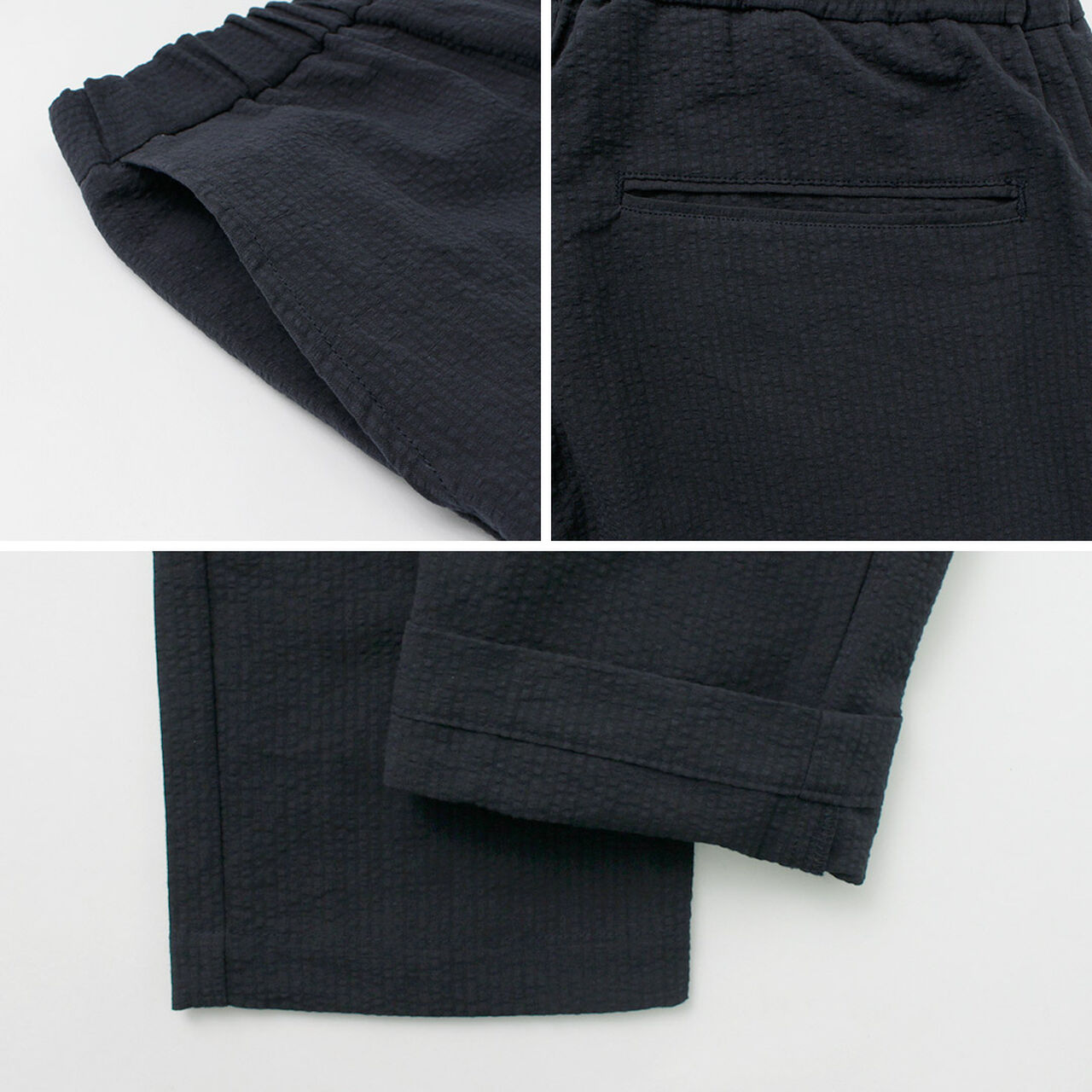 Cotton Linen Seersucker Easy Pants,, large image number 12