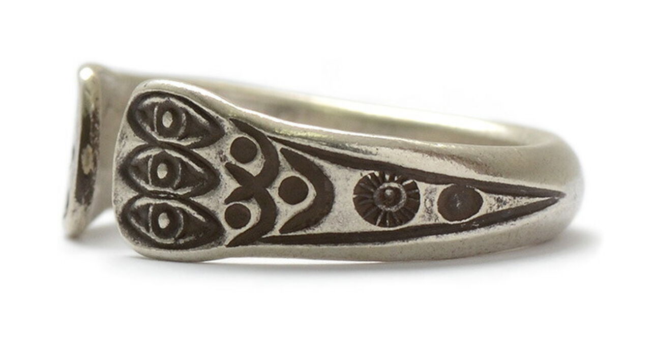 Cullen Silver Ring / 6 Eyes,, large image number 4