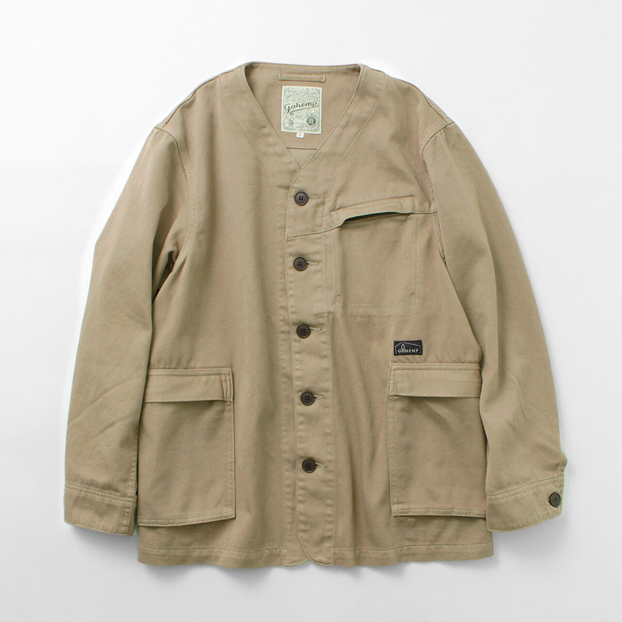 Green Lodge Jacket Hemp Cotton Recycled Polyester Cloth,, large image number 0