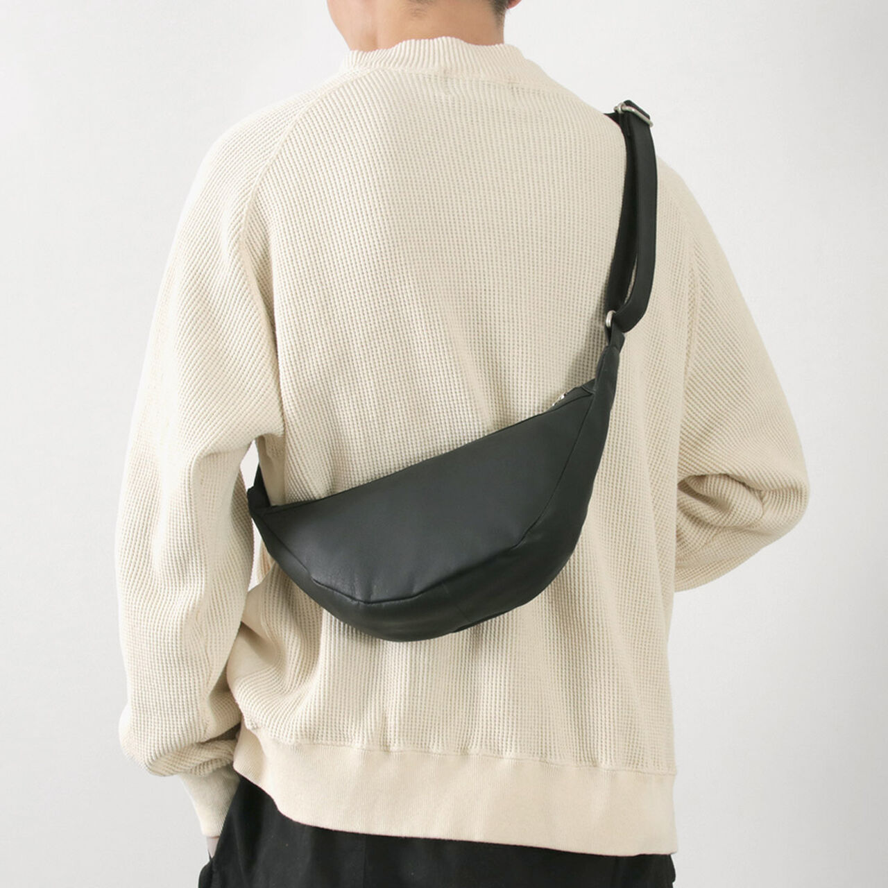 Leather Shoulder Bag,, large image number 3