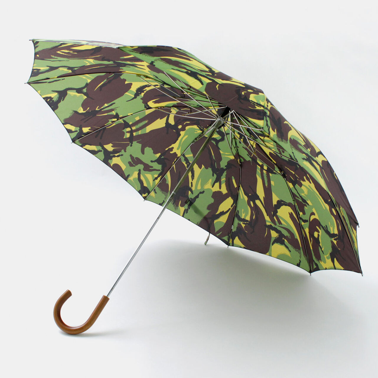 Malacca Handle Folding Umbrella for Rain,, large image number 6