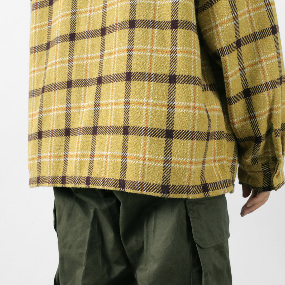 REMI RELIEF Jazz Check Wide SHIRT CPO Shirt Jacket