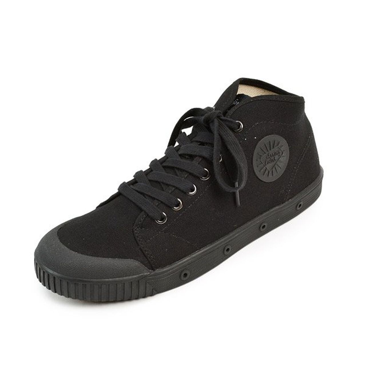 B2 Mid Cut Canvas Sneakers,Black, large image number 0