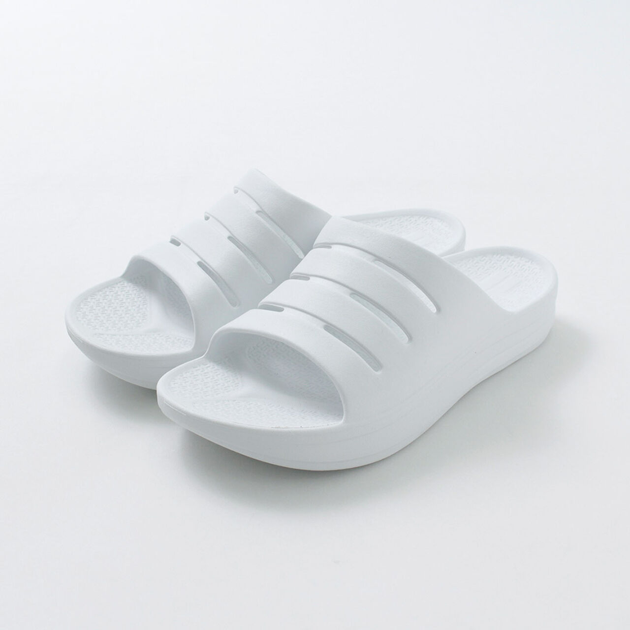 Slide Recovery sandals,White, large image number 0