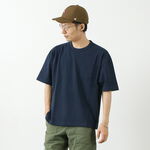Suspended Jersey Side Seam Big T-Shirt,Blue, swatch