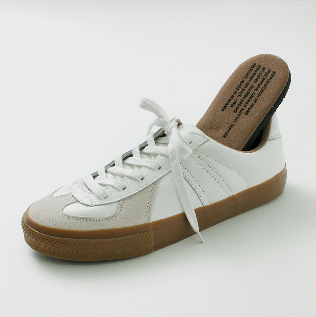 German military trainers Shrink leather Sneaker,, large image number 8