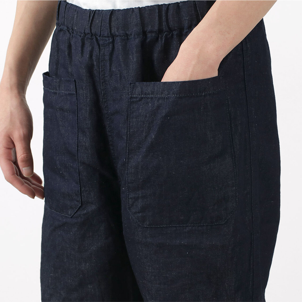 Special Order RJB7570 Cotton Linen Denim Knicker Trousers,, large image number 8