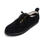 Riesel / Suede Leather Shoes,Black, swatch