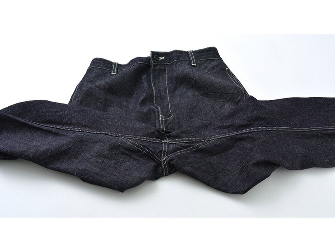 F0496 Hemp denim work trousers,, large image number 7