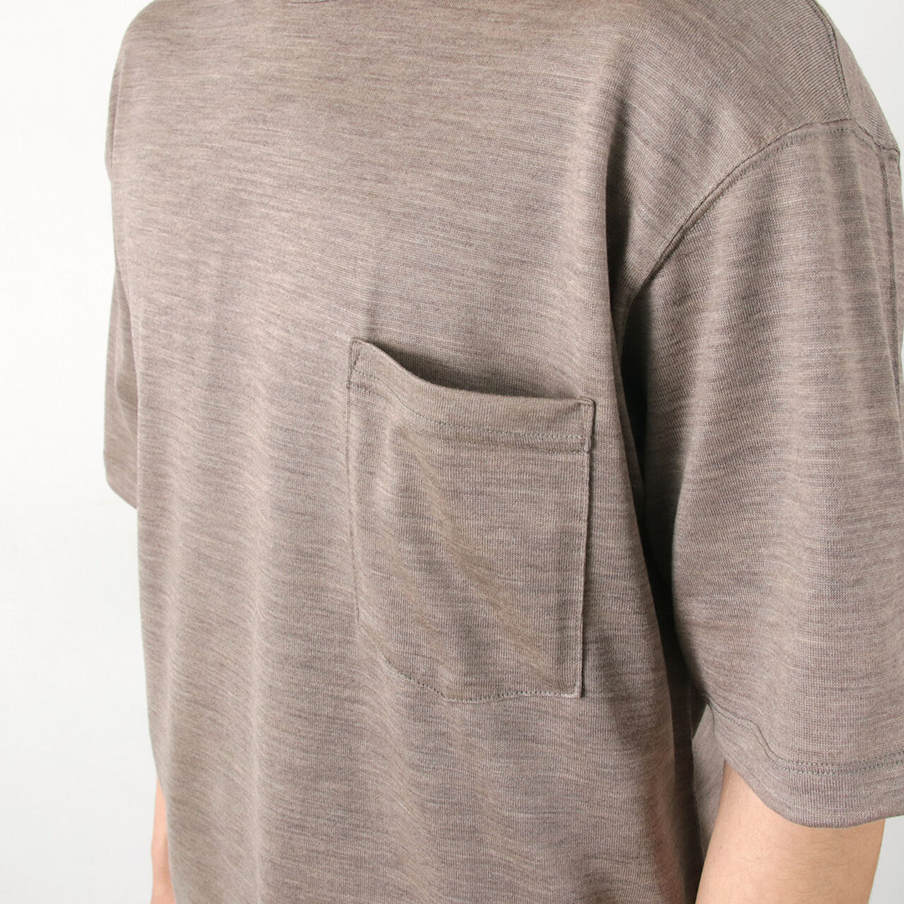 Short Sleeve Merino Wool Pocket T-Shirt,, large image number 10