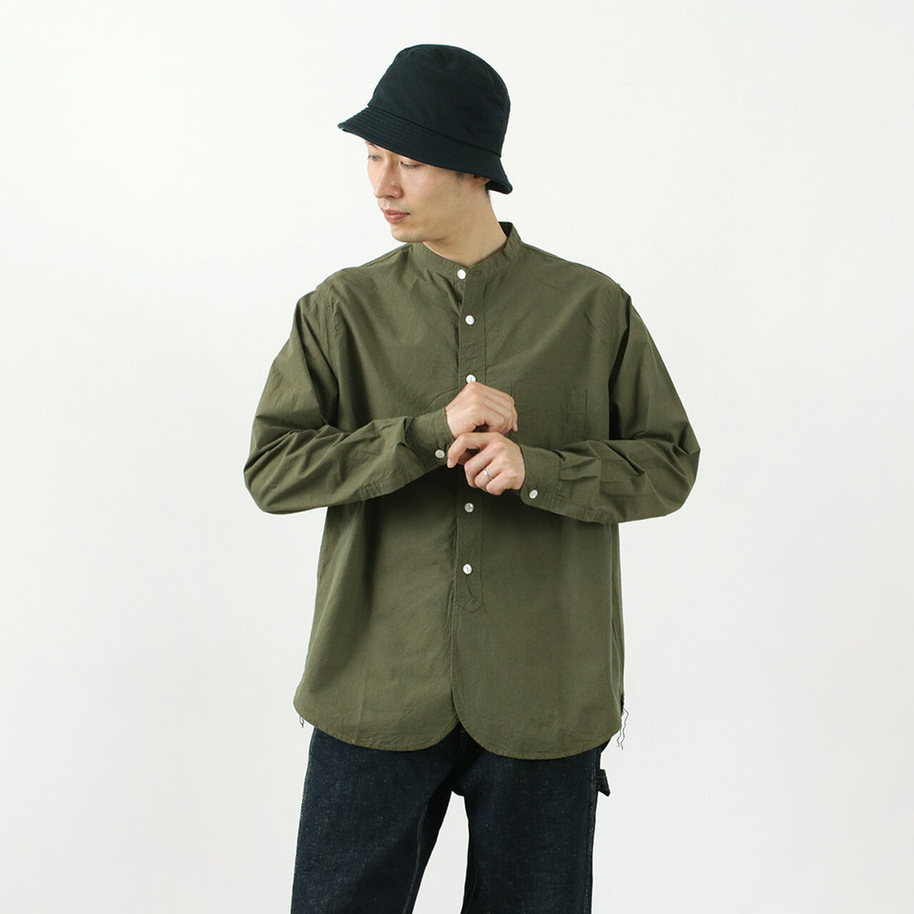 FRC005 Special order military dump band collar shirt, long sleeves,, large image number 5