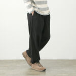 Track trousers Linen,Black, swatch