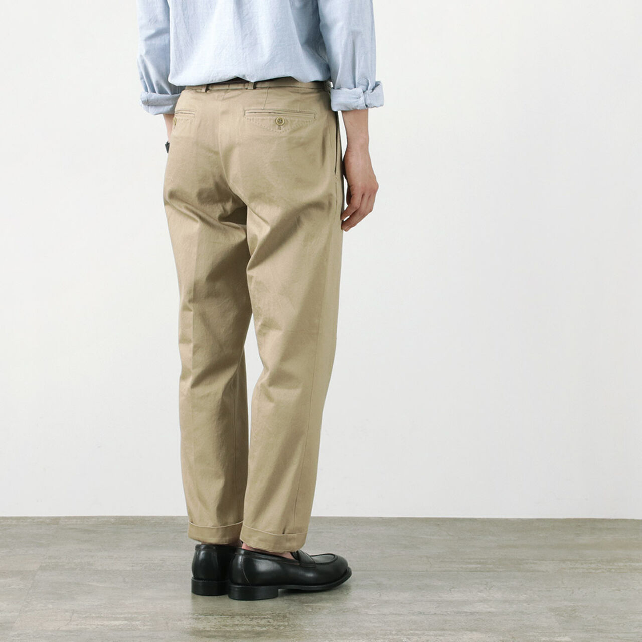 Cotton twill regular silhouette chinos,, large image number 7